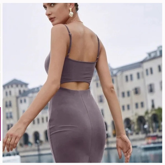 Butter yellow cutout dress - NWT - Picture 9 of 10